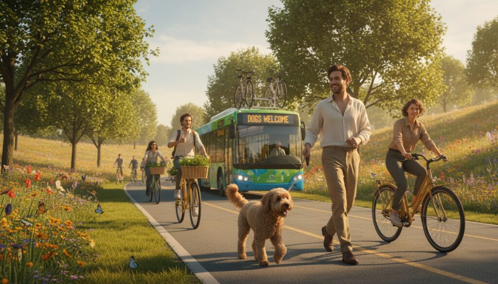 Nachhaltige Mobilität mit Hund