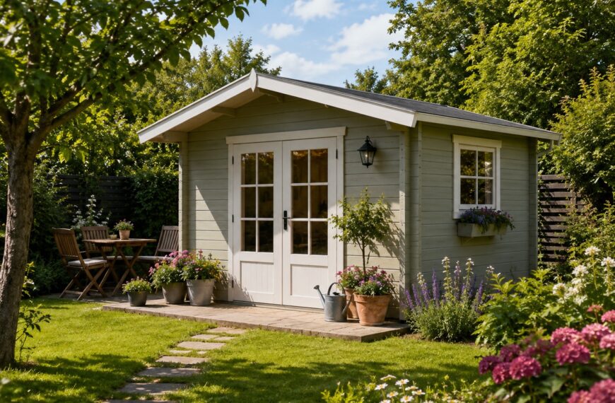 Wie groß darf ein Gartenhaus ohne Genehmigung sein
