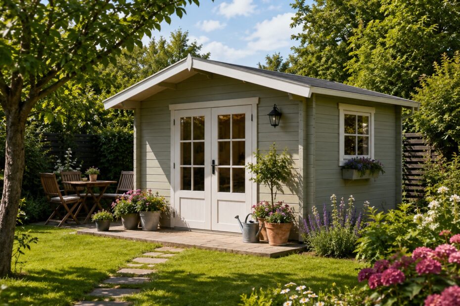 Wie groß darf ein Gartenhaus ohne Genehmigung sein