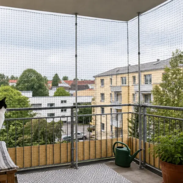 Katzensicherer Balkon, naturnah gestaltet: So profitieren Katze, Pflanzen und Wildtiere
