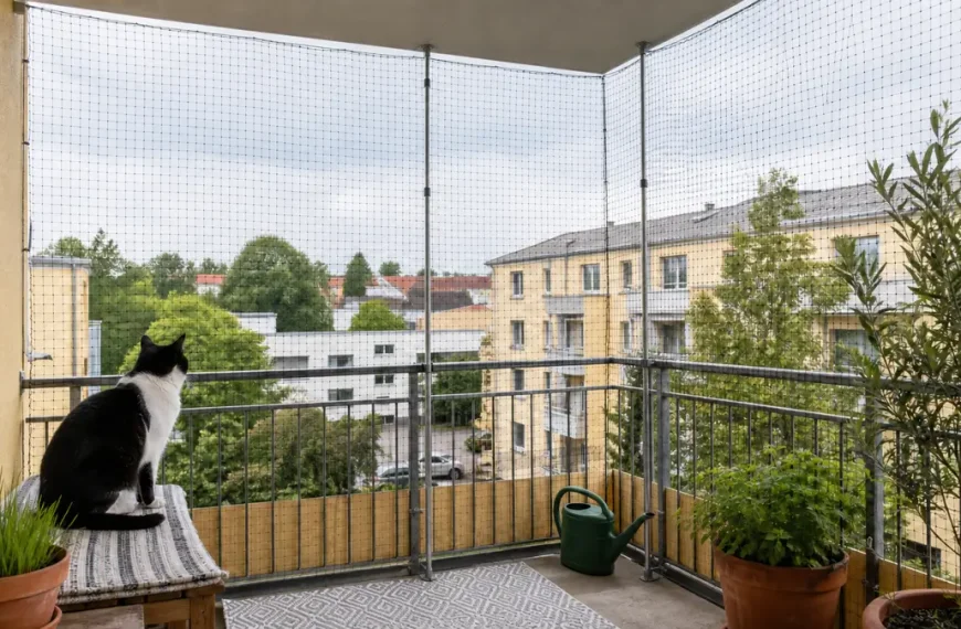 Katzensicherer Balkon, naturnah gestaltet: So profitieren Katze, Pflanzen und Wildtiere